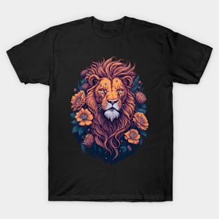 Lion Floral T-Shirt